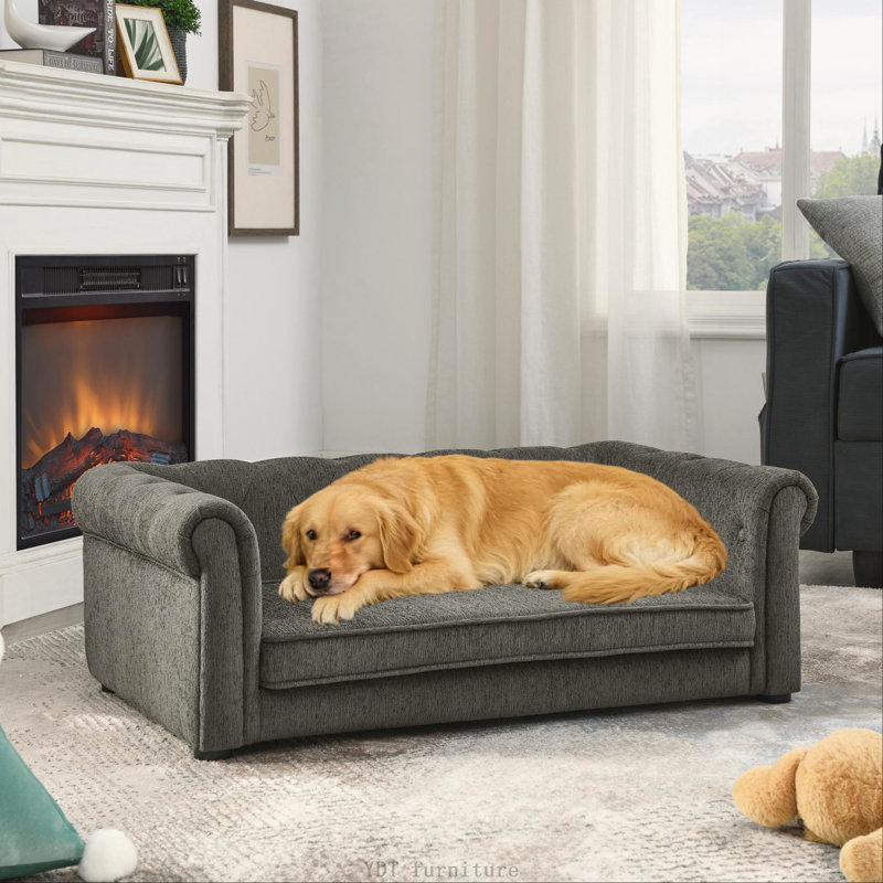 マックビー　ペット Tucker Murphy Pet™ Malcolm Elegant Rectangle Dog Bed For Medium